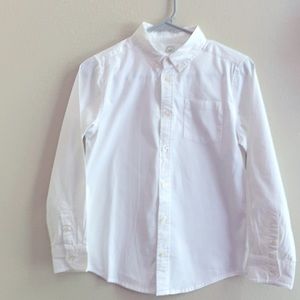 Boys Wonder Nation white button down shirt size L (10-12)